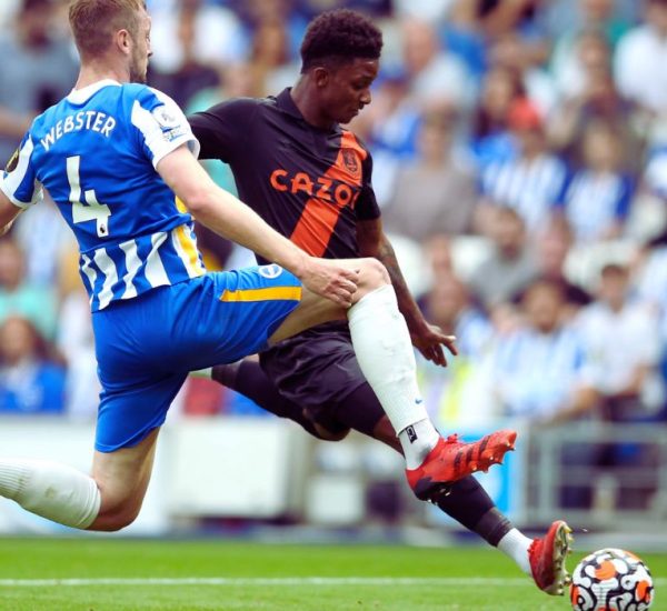 Brighton & Hove Albion vs Everton lineups